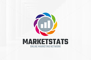 Market Stats Logo Template