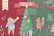 Christmas Gouache Collection