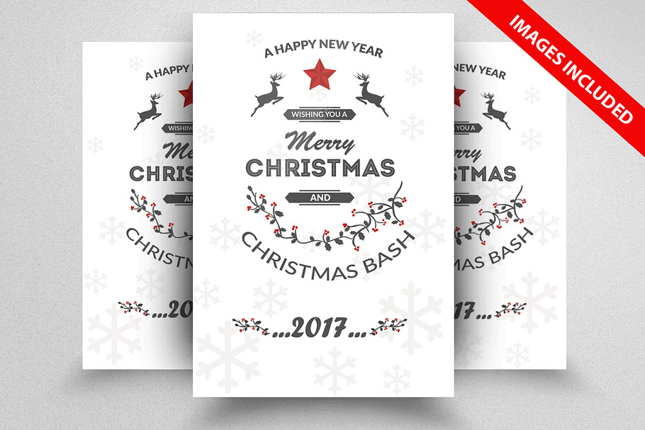 Christmas Discount Flyer Template