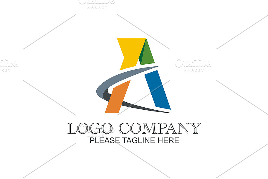 A Letter in Logo Templates - product preview 8