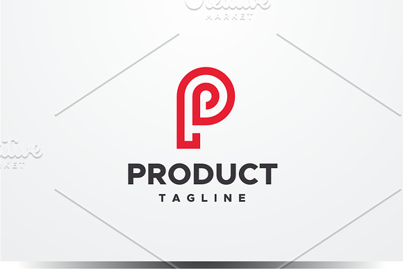 Product - Letter P Logo in Logo Templates - product preview 2