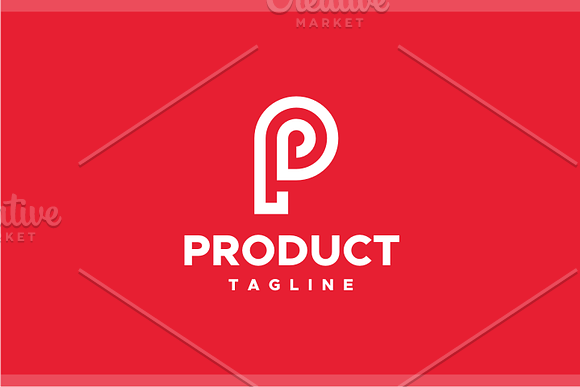 Product - Letter P Logo in Logo Templates - product preview 3