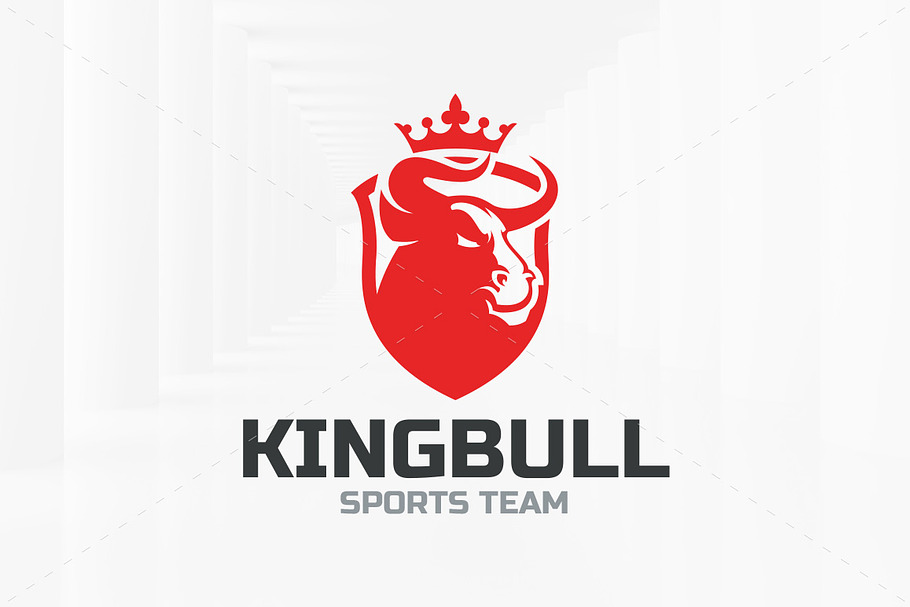 King Bull Logo Template in Logo Templates - product preview 8
