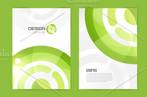 Vector flyer design template in Illustrations - product preview 1