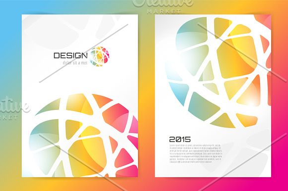 Vector flyer design template in Illustrations - product preview 2