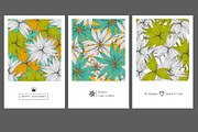 9 invitation and greeting cards.