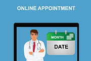 online appointment, doctor visit