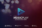 Music Play Logo