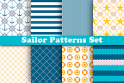 Bright Sailor Patterns Set