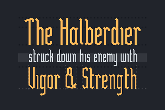 Halberd Display Font in Blackletter Fonts - product preview 1
