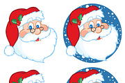 Santa Claus Head Collection
