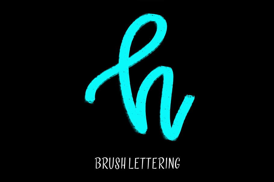 Brush Lettering Brush for Procreate in Photoshop Brushes - product preview 8