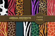 Animal print digital paper 