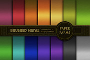 Brushed metal digital paper