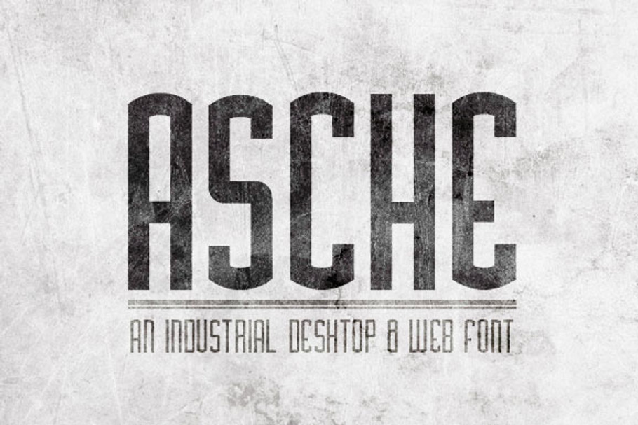 Asche Font in Sans-Serif Fonts - product preview 8