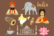 India icon set