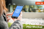 iPhone 7 PSD Mockup