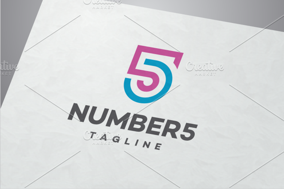 Number Five - 5 Logo in Logo Templates - product preview 8
