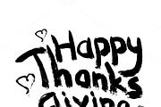 Happy thanksgiving phrase
