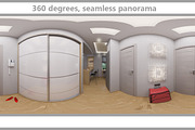 360 seamless panorama hallway