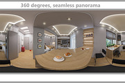 360 seamless panorama of  livingroom