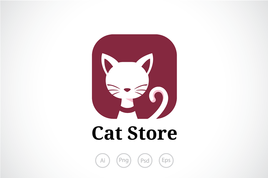 Elegant Cat Logo Template in Logo Templates - product preview 8