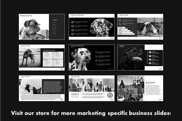 MonoChrome PowerPoint in PowerPoint Templates - product preview 3