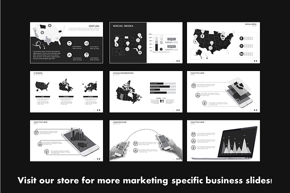 MonoChrome PowerPoint in PowerPoint Templates - product preview 4