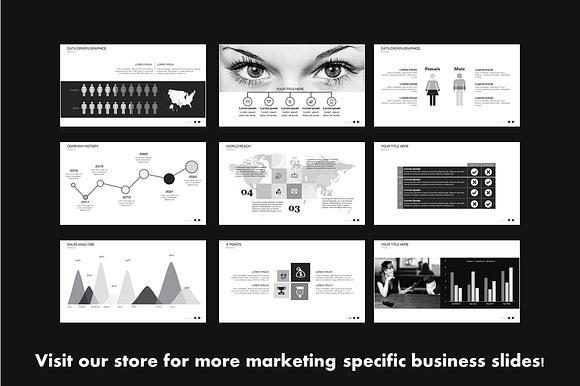 MonoChrome PowerPoint in PowerPoint Templates - product preview 6