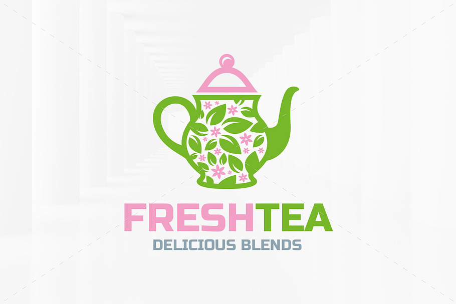 Fresh Tea Logo Template in Logo Templates - product preview 8