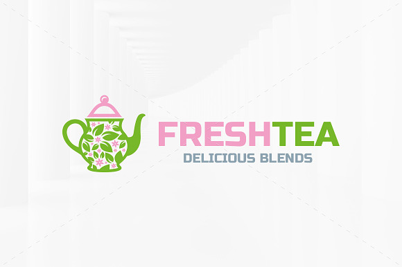 Fresh Tea Logo Template in Logo Templates - product preview 1