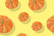Pumpkin Seamless Pattern