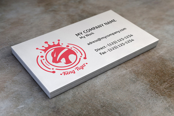 King Tiger Logo in Logo Templates - product preview 4