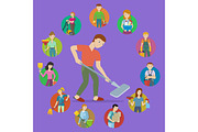 Cleaning Service Icon Set