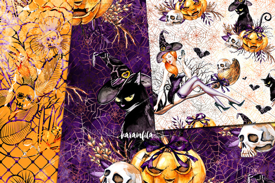 Traditional Halloween Patterns