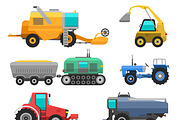 Vector agricultural vehicles