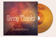 Giving Thanks CD Artwork Template