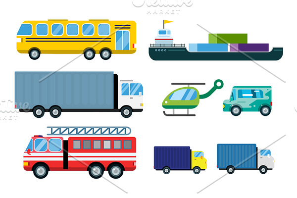 Transport delivery vector trucks