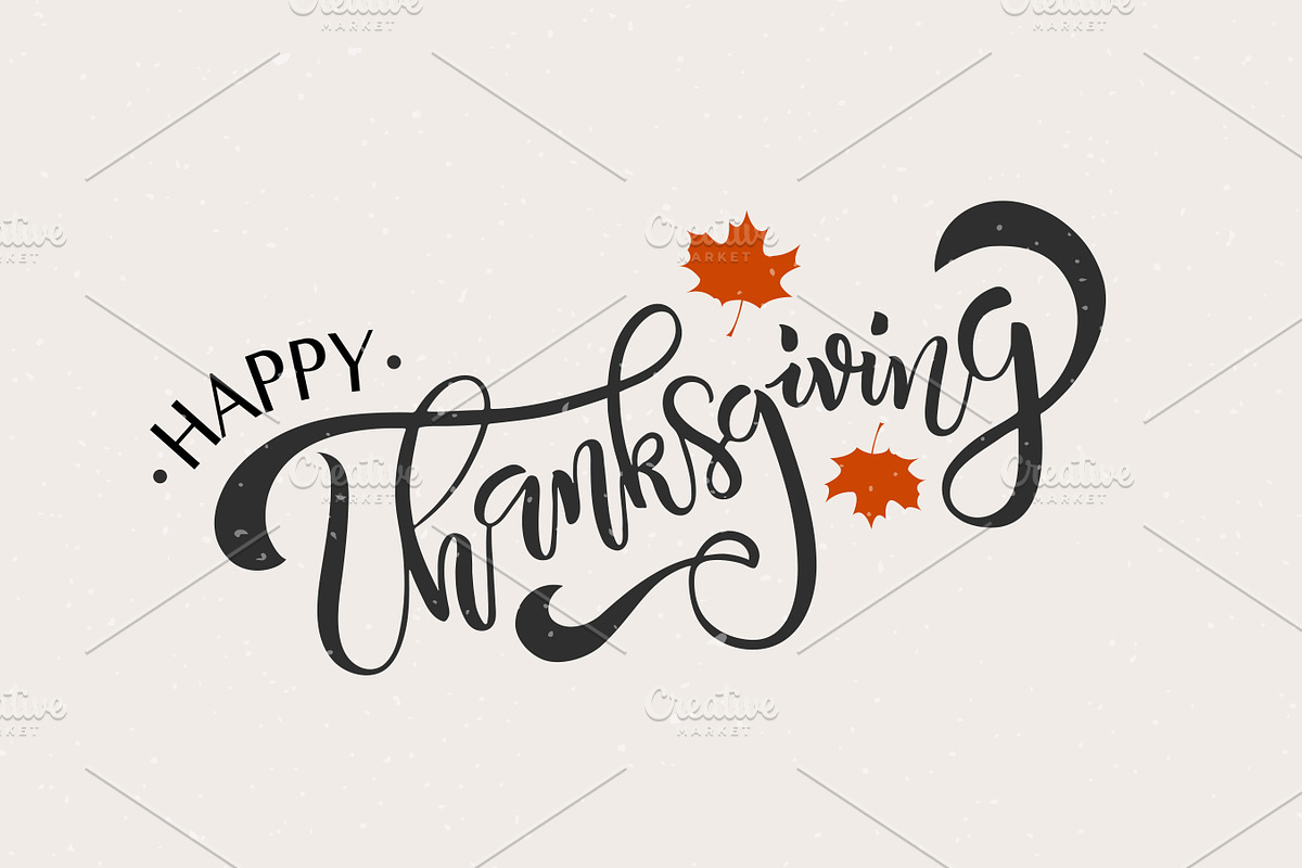 Thanksgiving Lettering Typography in Templates - product preview 8