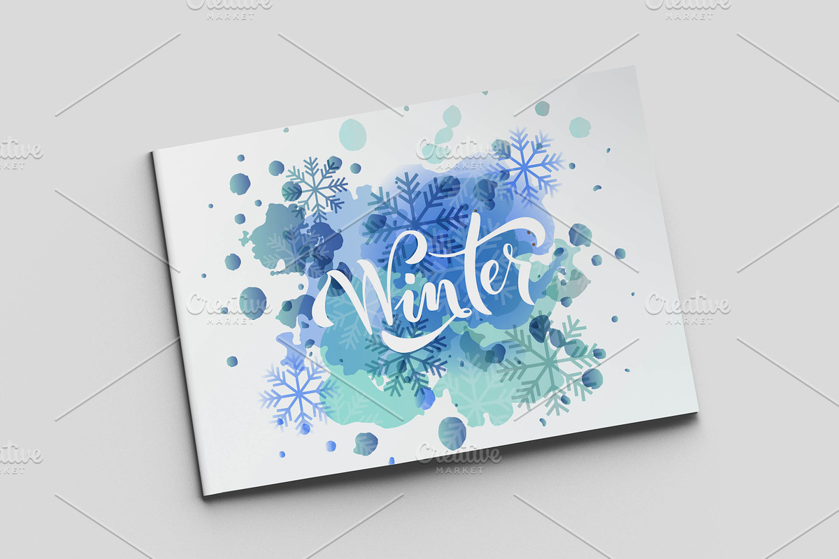 Winter Lettering Typography in Templates - product preview 8