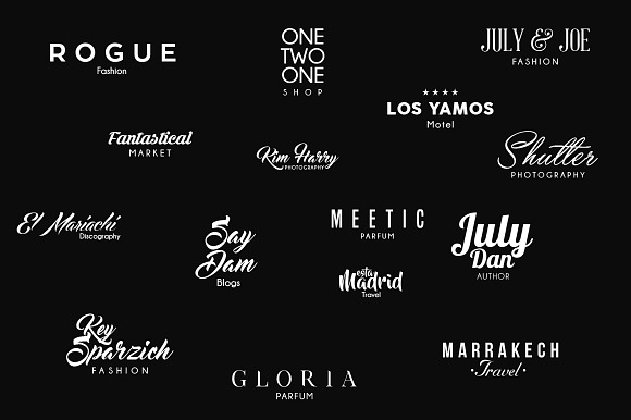 Paris Luxe Typography Logo in Logo Templates - product preview 1