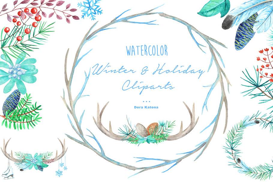 Winter and Holiday Cliparts