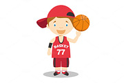 Basketball Player vector illustratio