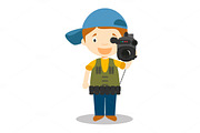 Cameraman vector illustration