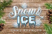 Snow & Ice Text Effects