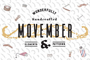 Movember Elements & Patterns