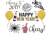 New Years Clipart PNG JPEG SVG