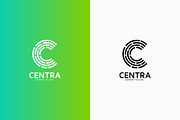 Letter C Line - Centra Logo