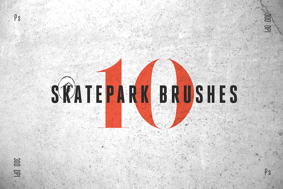 10 Skatepark Photoshop Brushes in Photoshop Brushes - product preview 8