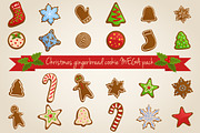 Vector Christmas Cookies MEGA Pack